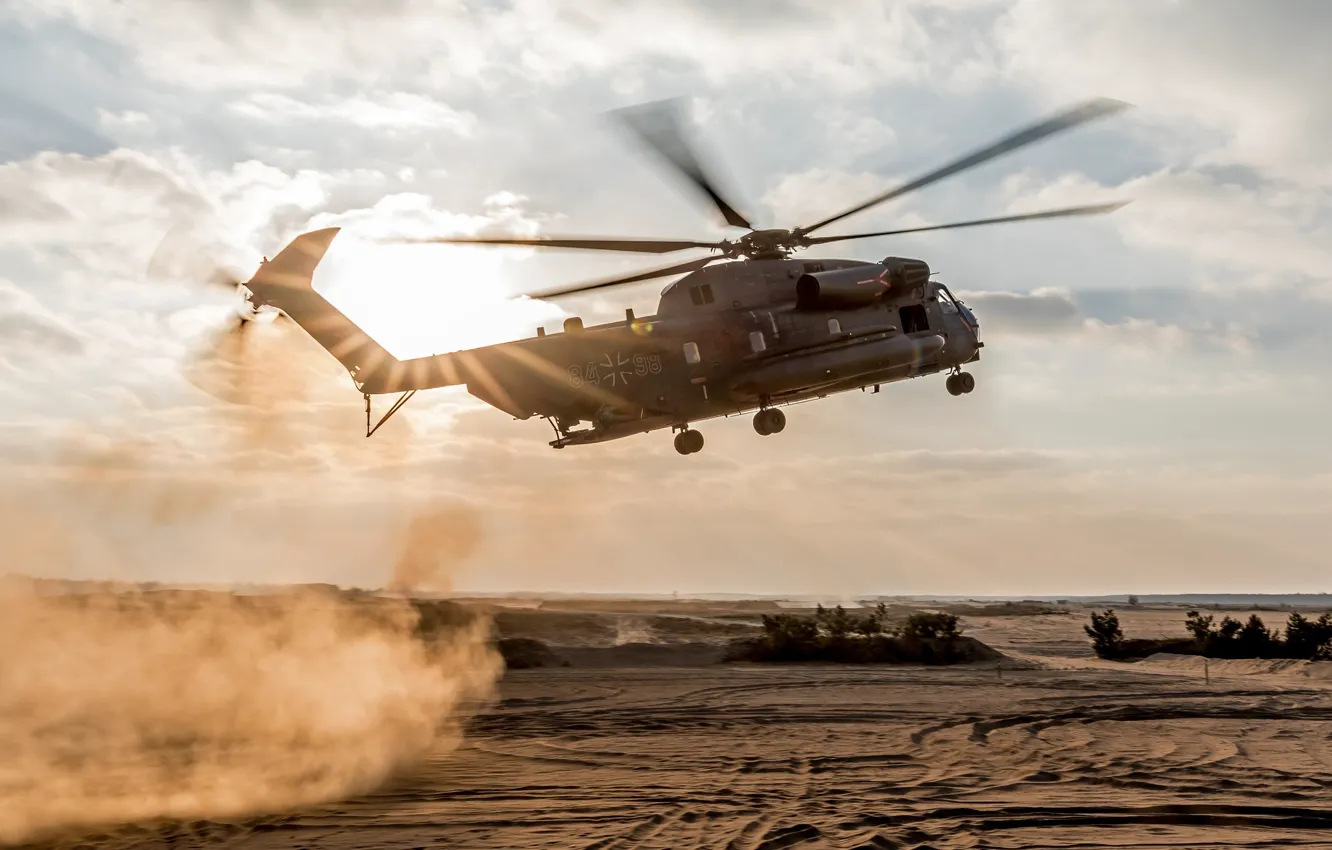 Photo wallpaper helicopter, Sikorsky, CH-53GS