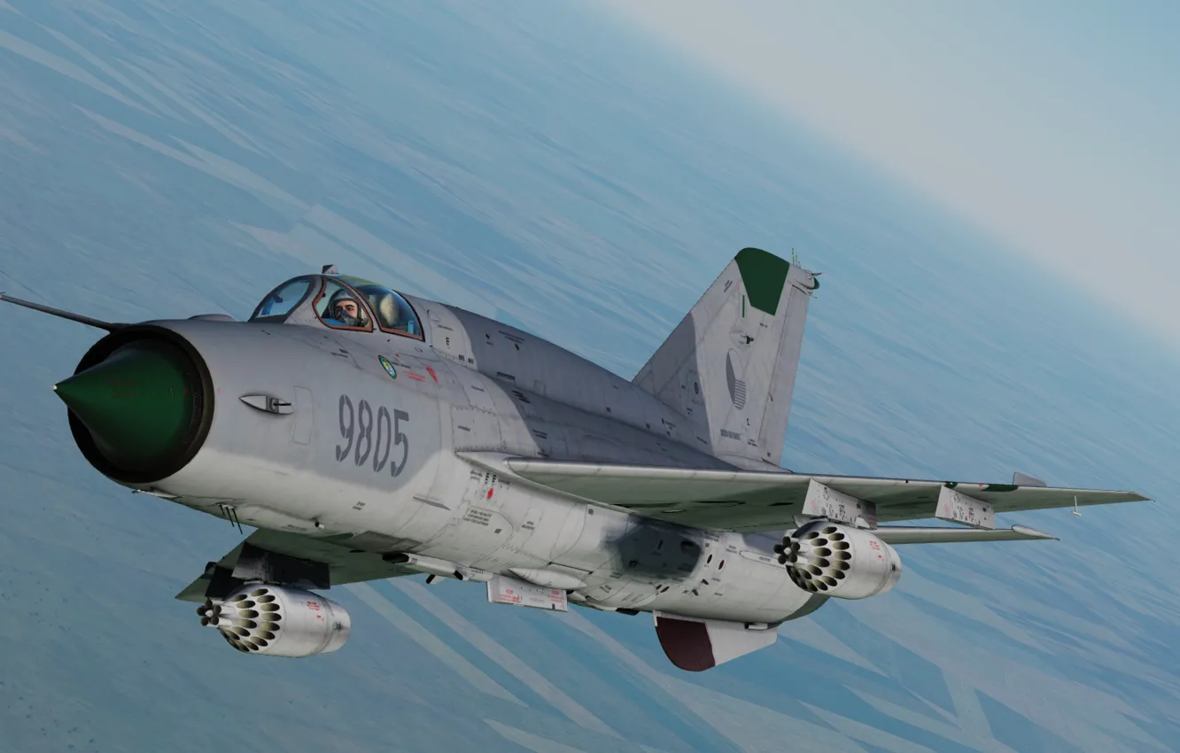 Photo wallpaper MiG-21bis, OKB MiG, Frontline fighter, Czech air force