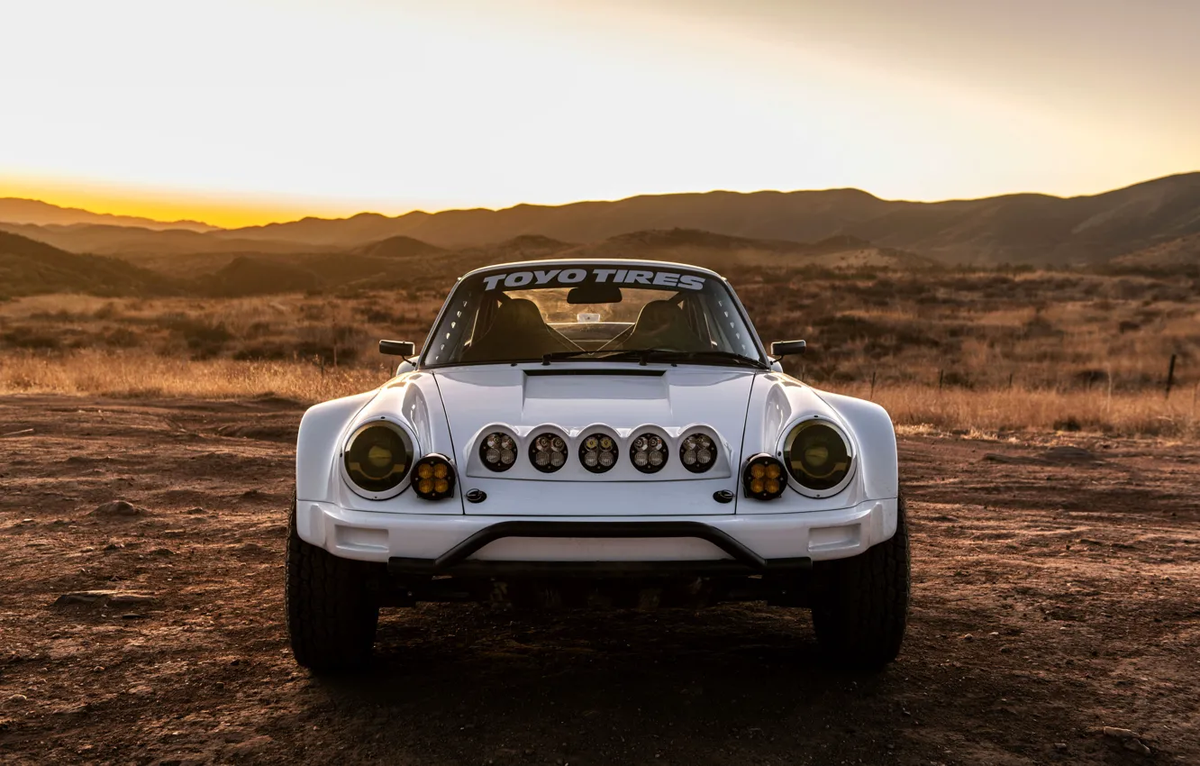 Photo wallpaper 911, Porsche, chandelier, front view, 964, 2019, 911 Baja Prototype, Russell Built Fabrication