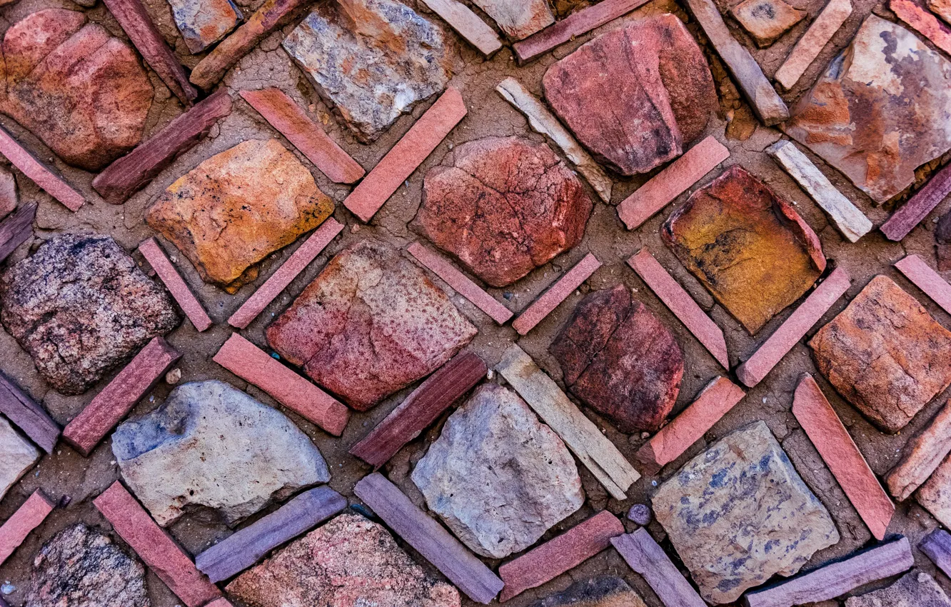 Photo wallpaper stones, pavers, stones
