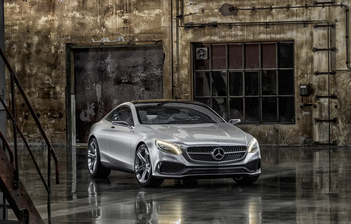 Photo wallpaper concept, mercedes-benz, coupe, s-class