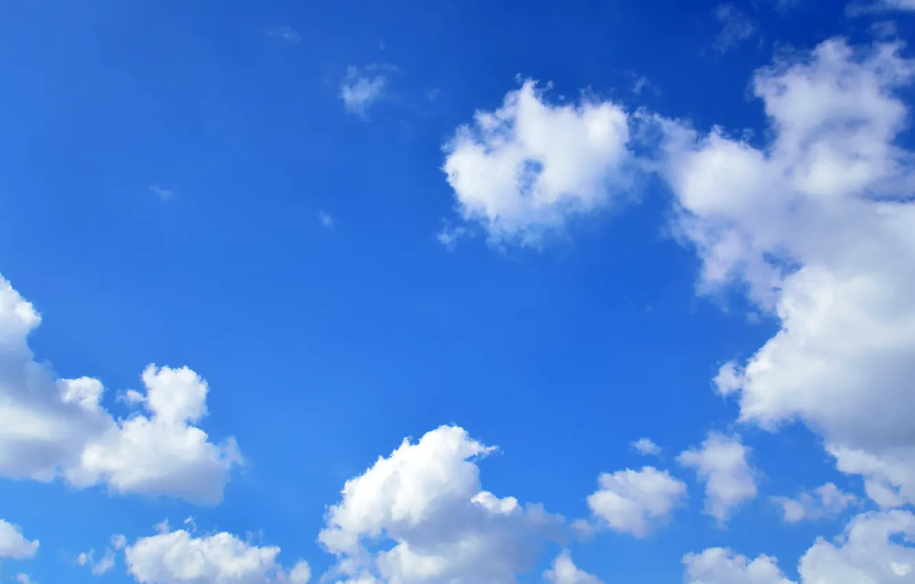 Photo wallpaper the sky, clouds, nature