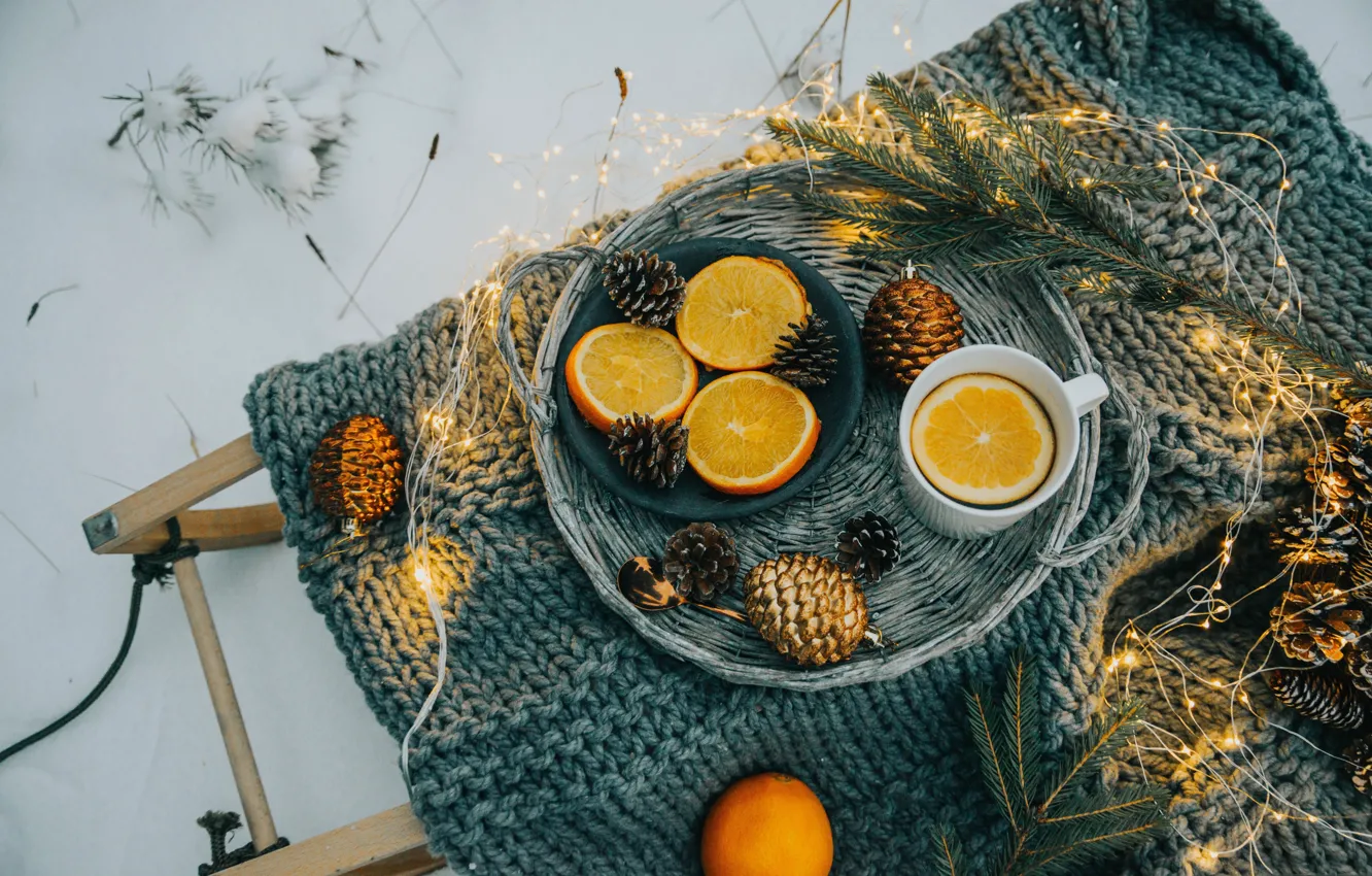 Photo wallpaper orange, Cup, bumps