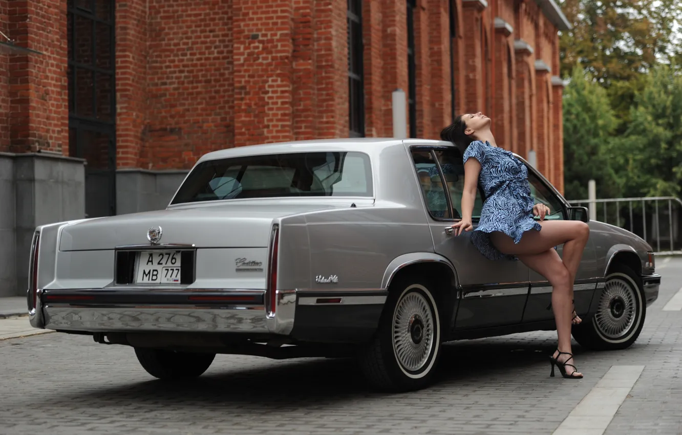 Photo wallpaper girl, sexy, Wallpaper, sweetheart, model, bright, Cadillac, makeup