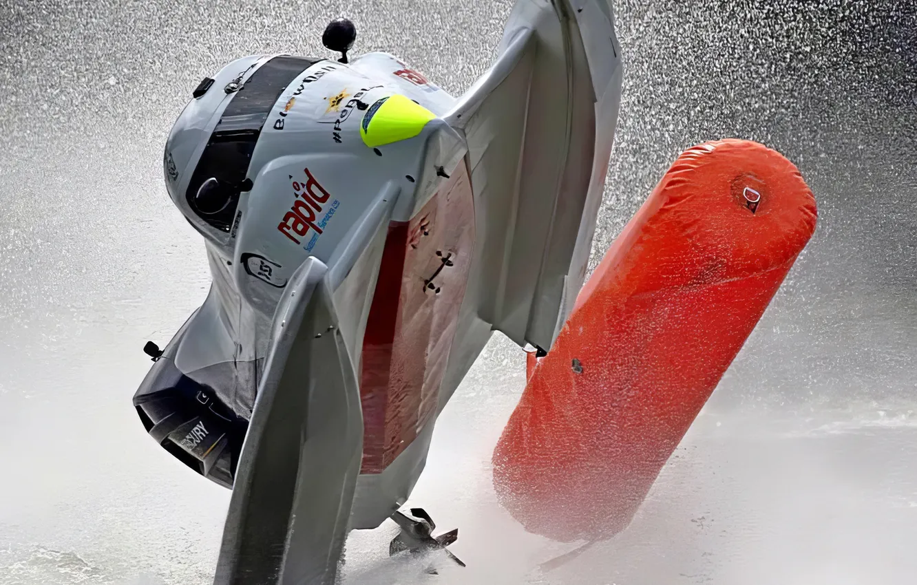 Photo wallpaper race, boat, speed