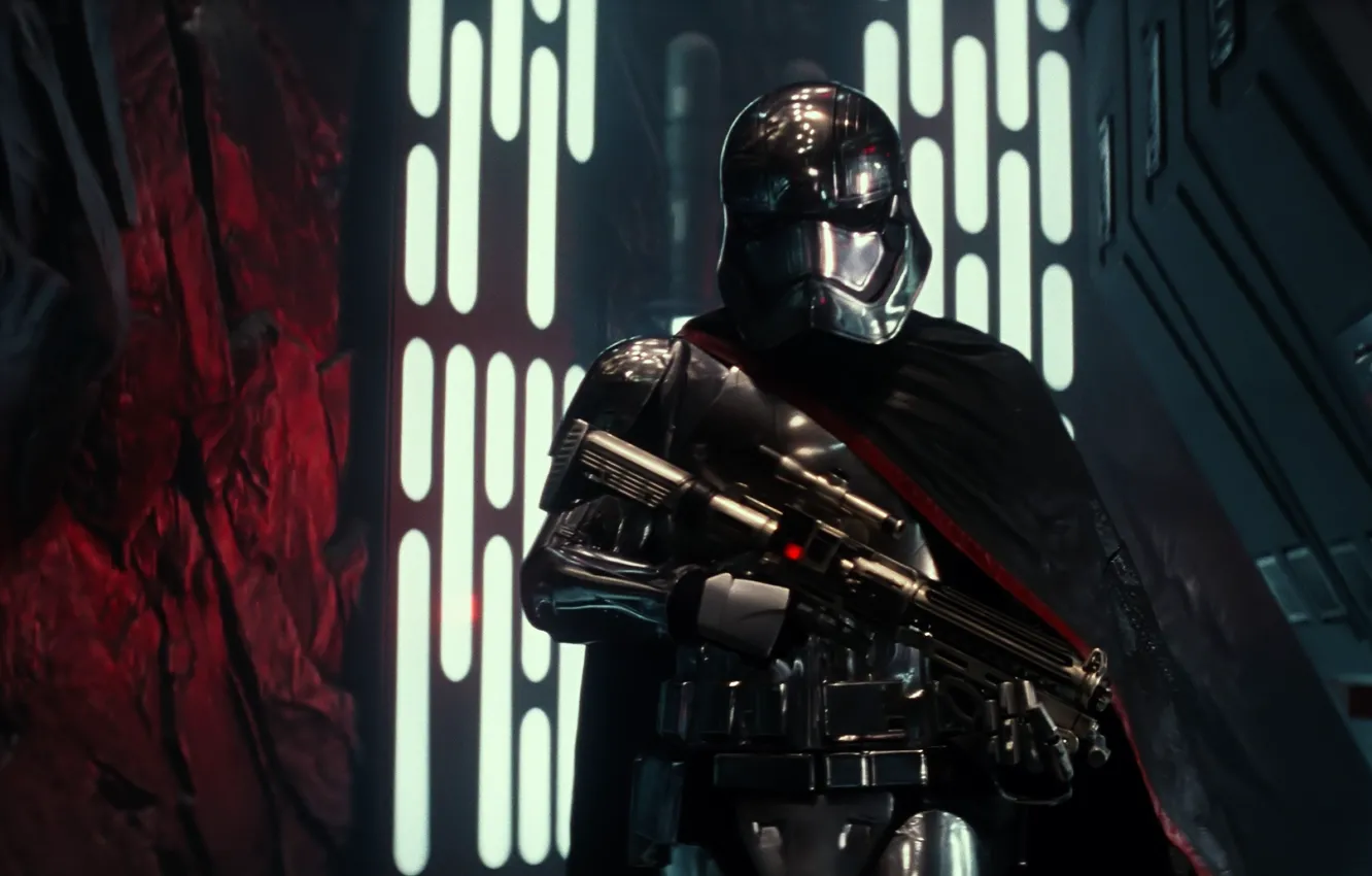 Photo wallpaper Star Wars, space, gun, Disney, soldier, weapon, rifle, armour