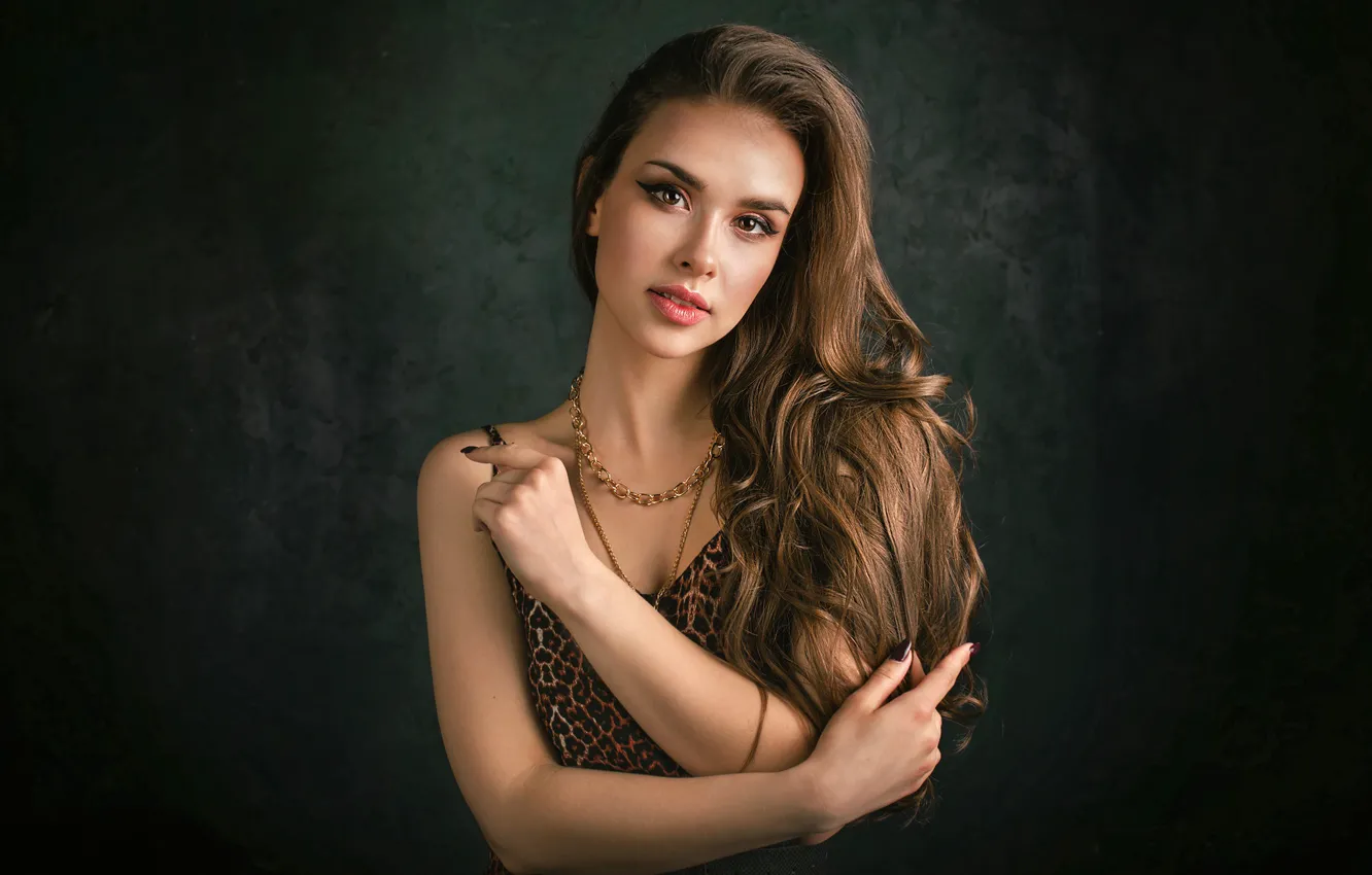 Photo wallpaper look, girl, hair, Albert Forest