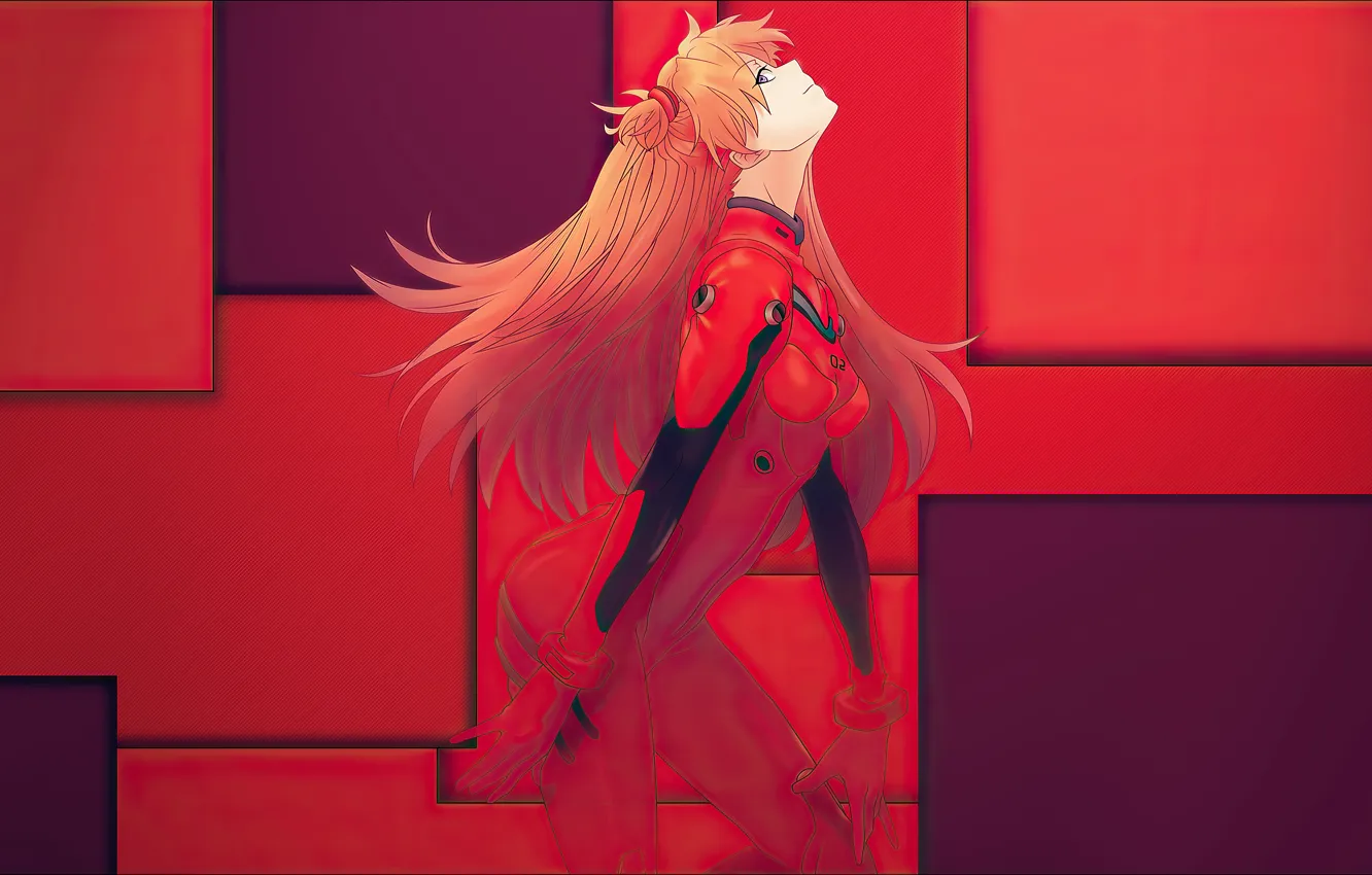 Photo wallpaper look, anime, beauty, Neon Genesis Evangelion, girls, anime, Asuka Langley, anime girls