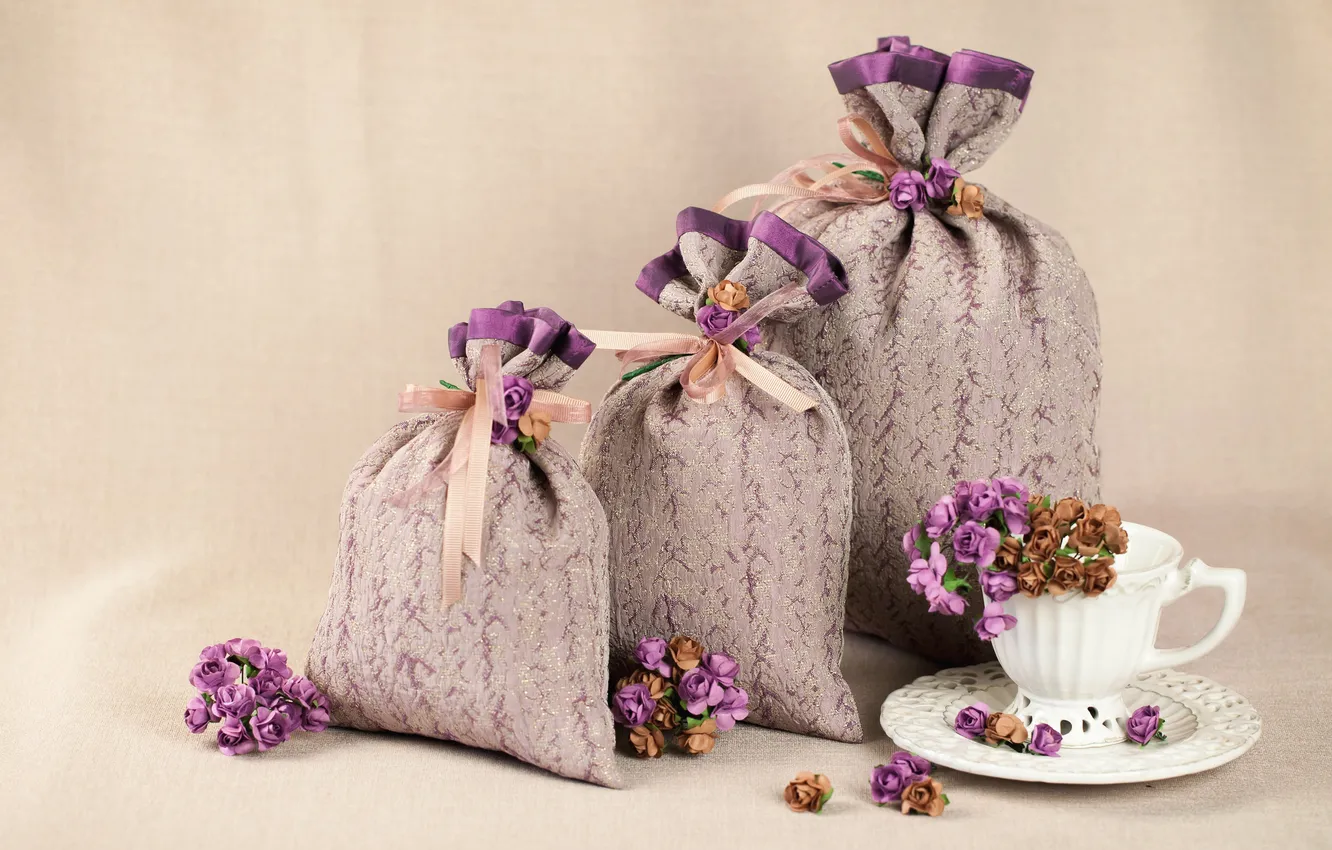 Photo wallpaper flowers, petals, still life