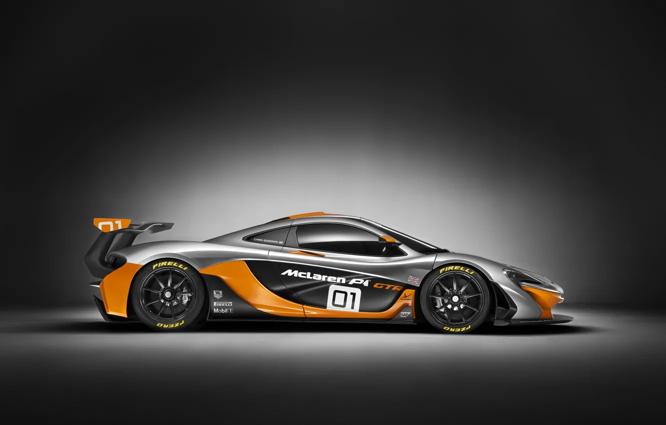 Photo wallpaper McLaren, GTR, Twin Turbo, 2015, 3.8L