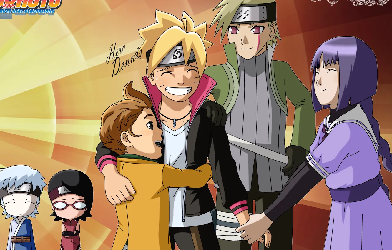 Photo wallpaper anime, ninja, manga, shinobi, hitaiate, kunoichi, Boruto, japonese