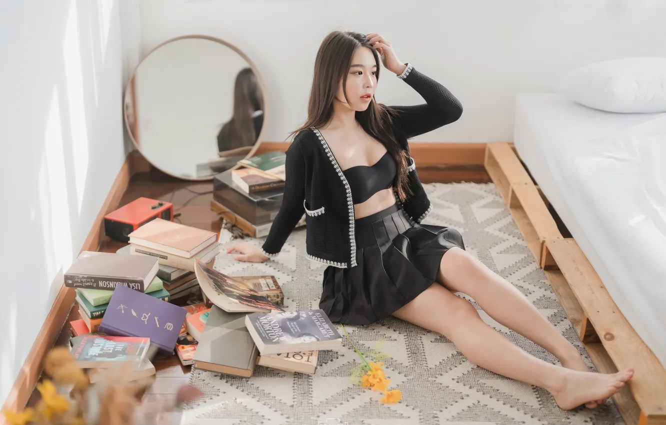 Photo wallpaper China, girl, sexy, girls, woman, model, asian, cute