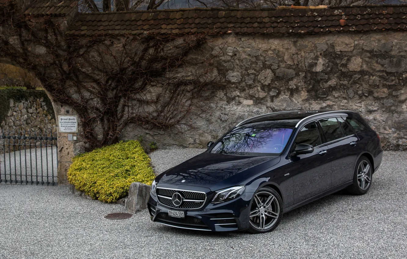 Photo wallpaper Mercedes, AMG, E43, Combi