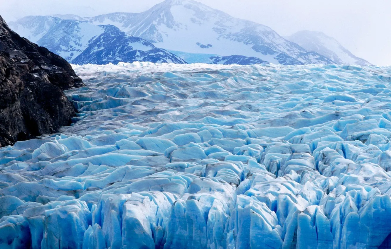 Photo wallpaper ice, winter, nature