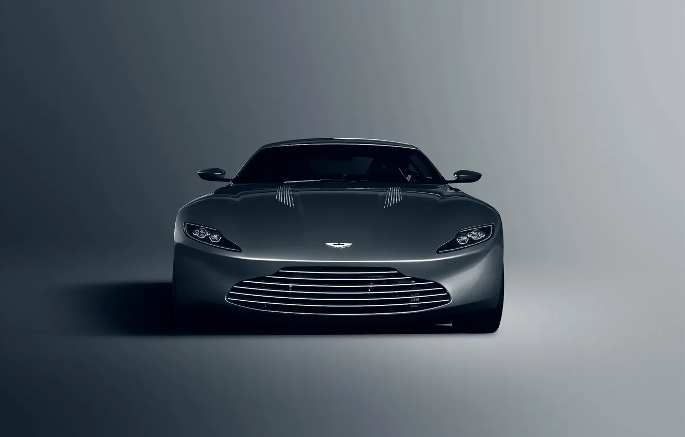 Photo wallpaper Concept, Aston Martin, Front, James Bond, Silver, Unique, DB10