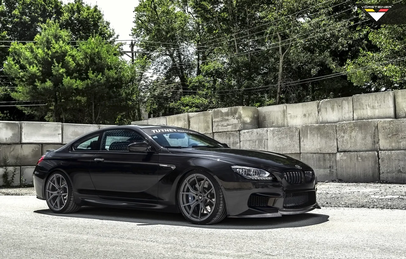 Photo wallpaper BMW, BMW, Vorsteiner, Black Sapphire