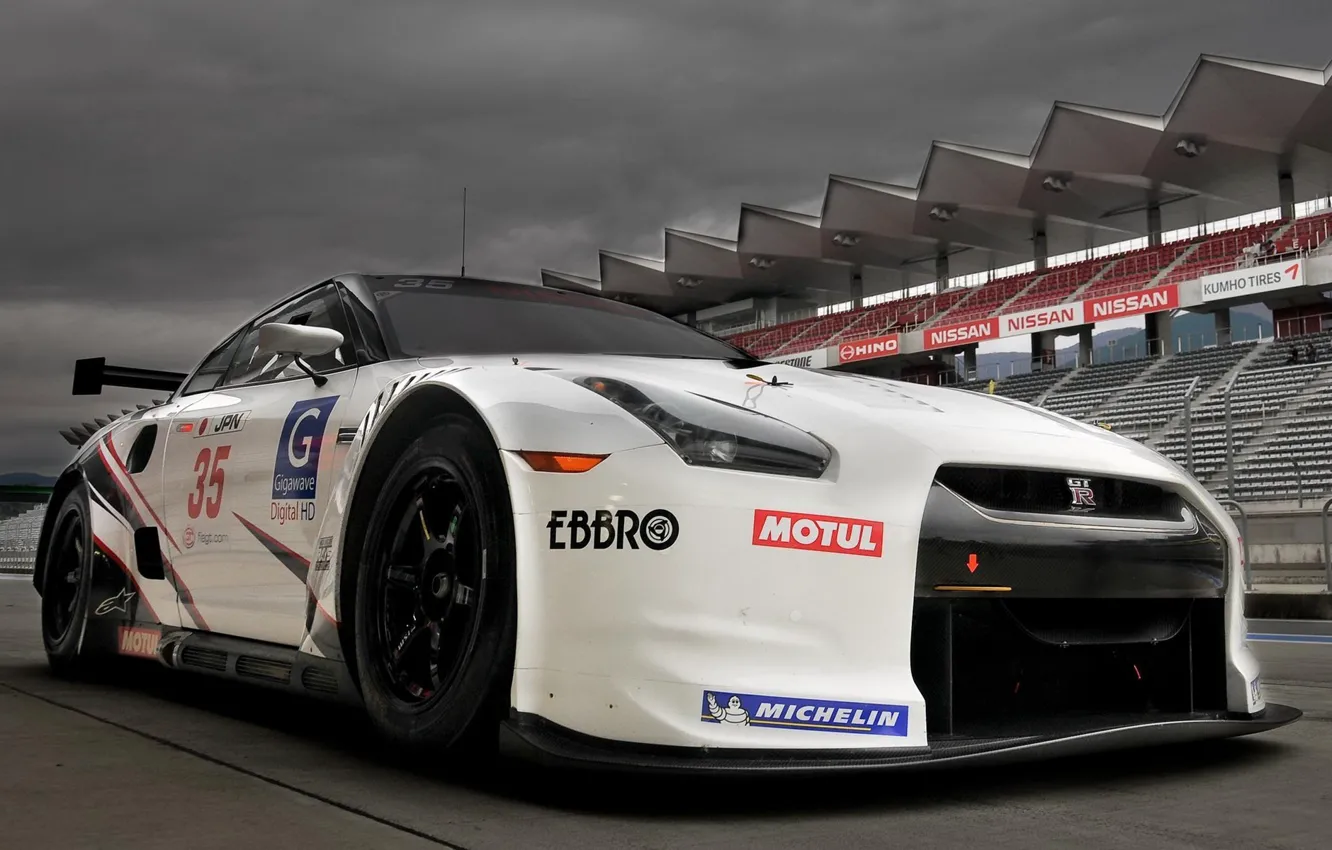 Photo wallpaper GTR, Nissan, motorsport, racer