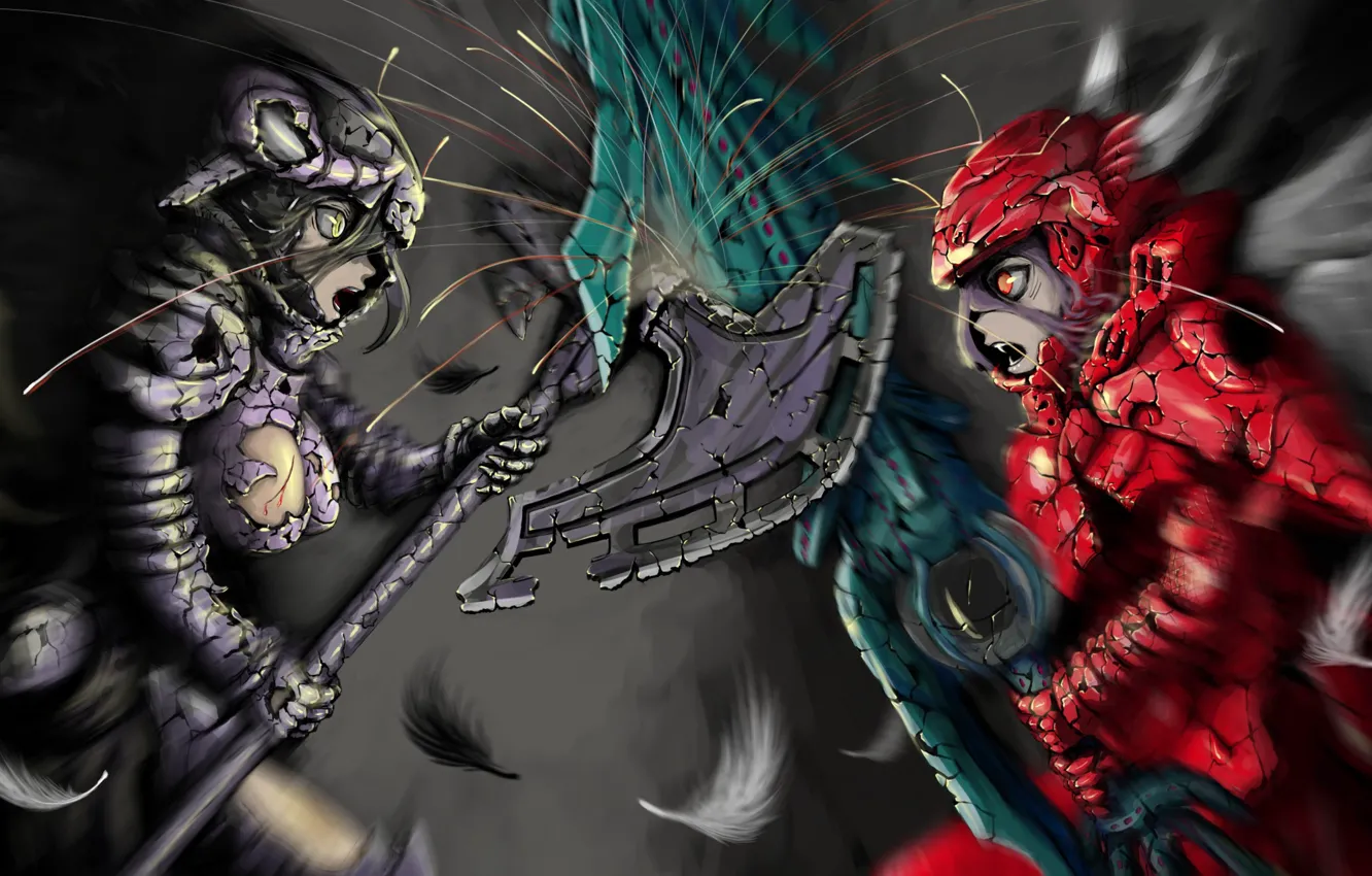 Photo wallpaper Overlord, anime, asian, manga, japanese, oriental, asiatic, powerful