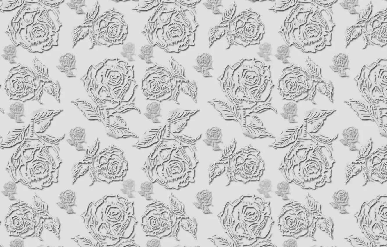 Photo wallpaper grey, background, roses, texture, flower, roses