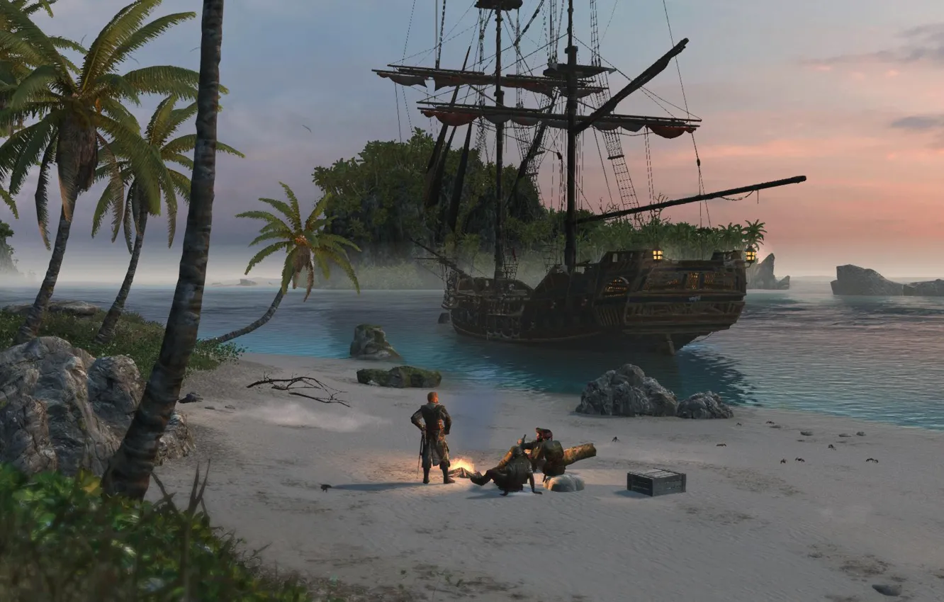 Photo wallpaper assassins creed, Ubisoft, Black Flag