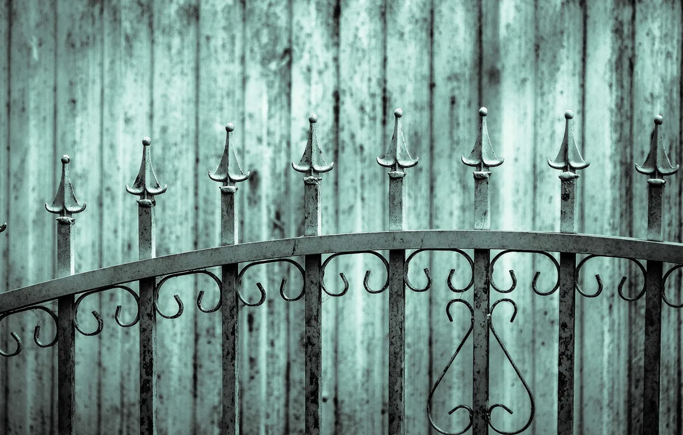Photo wallpaper background, street, the fence