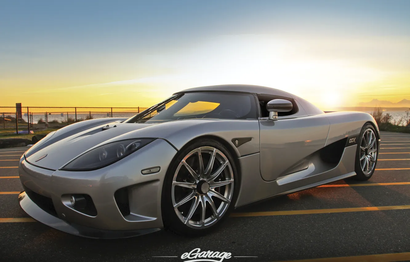 Photo wallpaper Koenigsegg, wheels, CCX, hrome