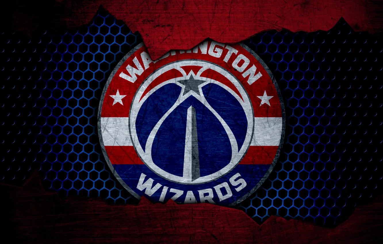 Photo wallpaper wallpaper, sport, logo, basketball, NBA, Washington Wizards