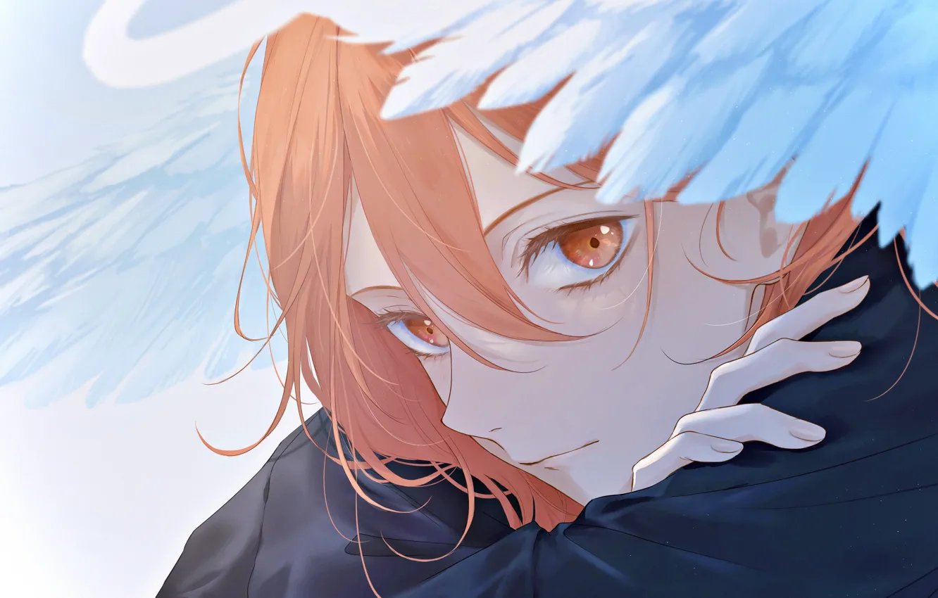 Photo wallpaper fantasy, guy, Chainsaw Man, Angel Devil