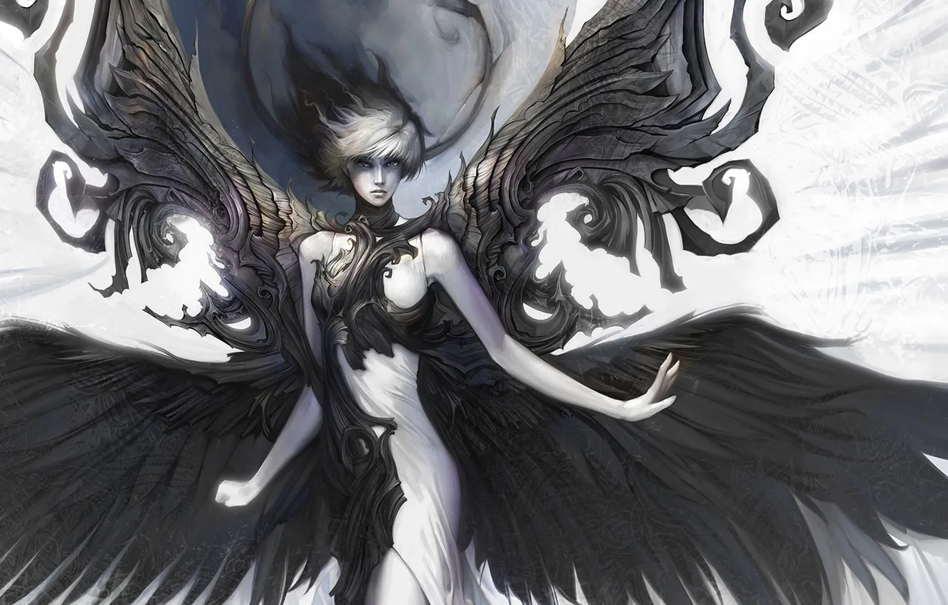 Photo wallpaper girl, angel, Disciples 3, angel, Inoel, Inoel