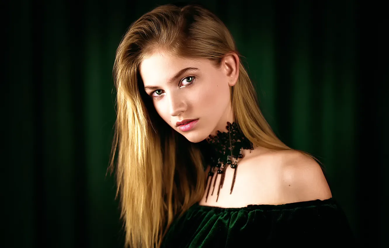 Photo wallpaper portrait, the beauty, Lisa, retouching, Elizabeth Grebennikova