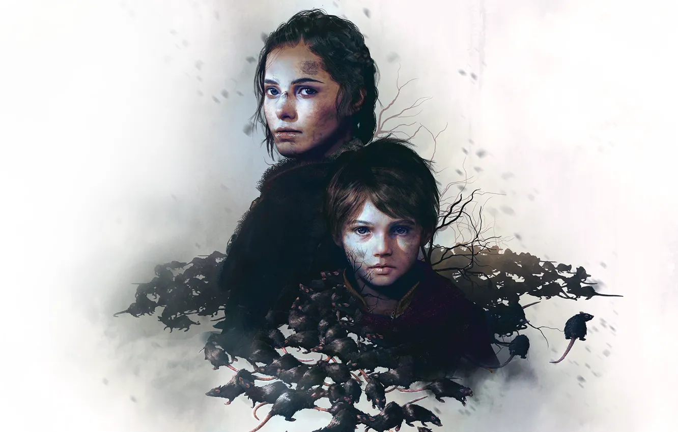 Photo wallpaper the game, game, Focus Home Interactive, Asobo Studio, A Plague Tale Innocence