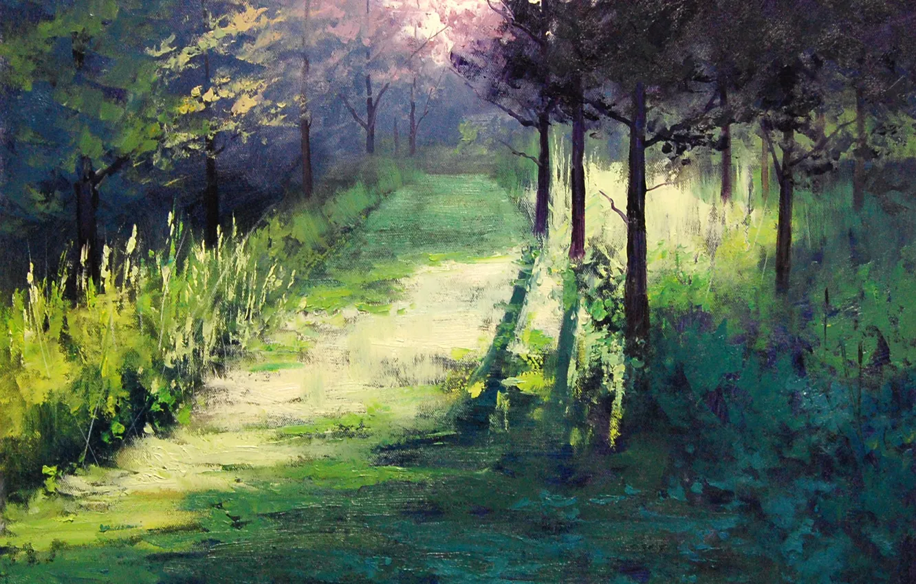 Photo wallpaper figure, art, ARTSAUS, morning light