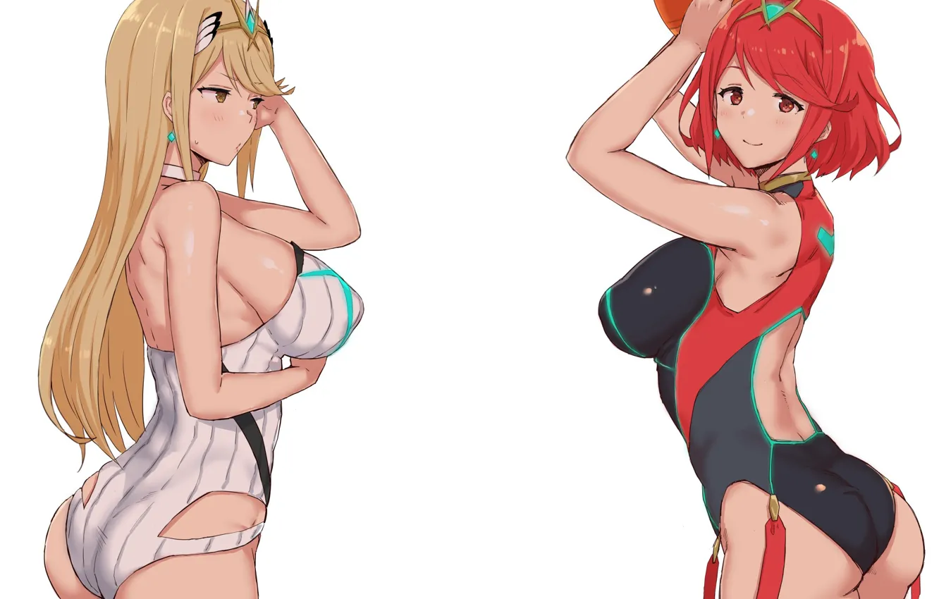 Photo wallpaper swimsuit, girl, anime