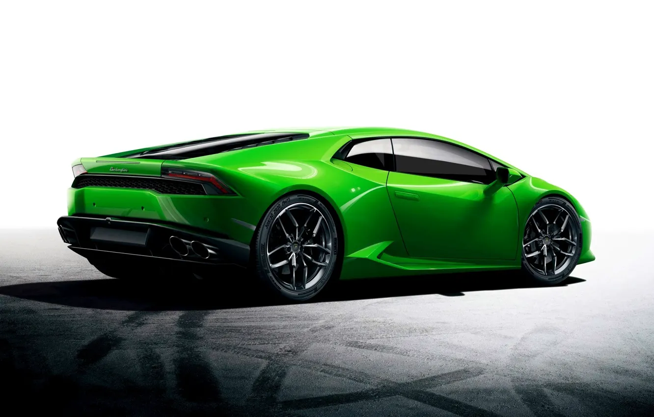 Photo wallpaper Green, Car, Car, Green, Wallpaper, Lamborghini, Huracan, LP610-4