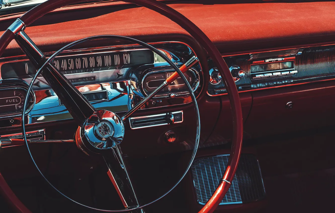 Photo wallpaper radio, speedometer, the wheel, Daniel von Appen