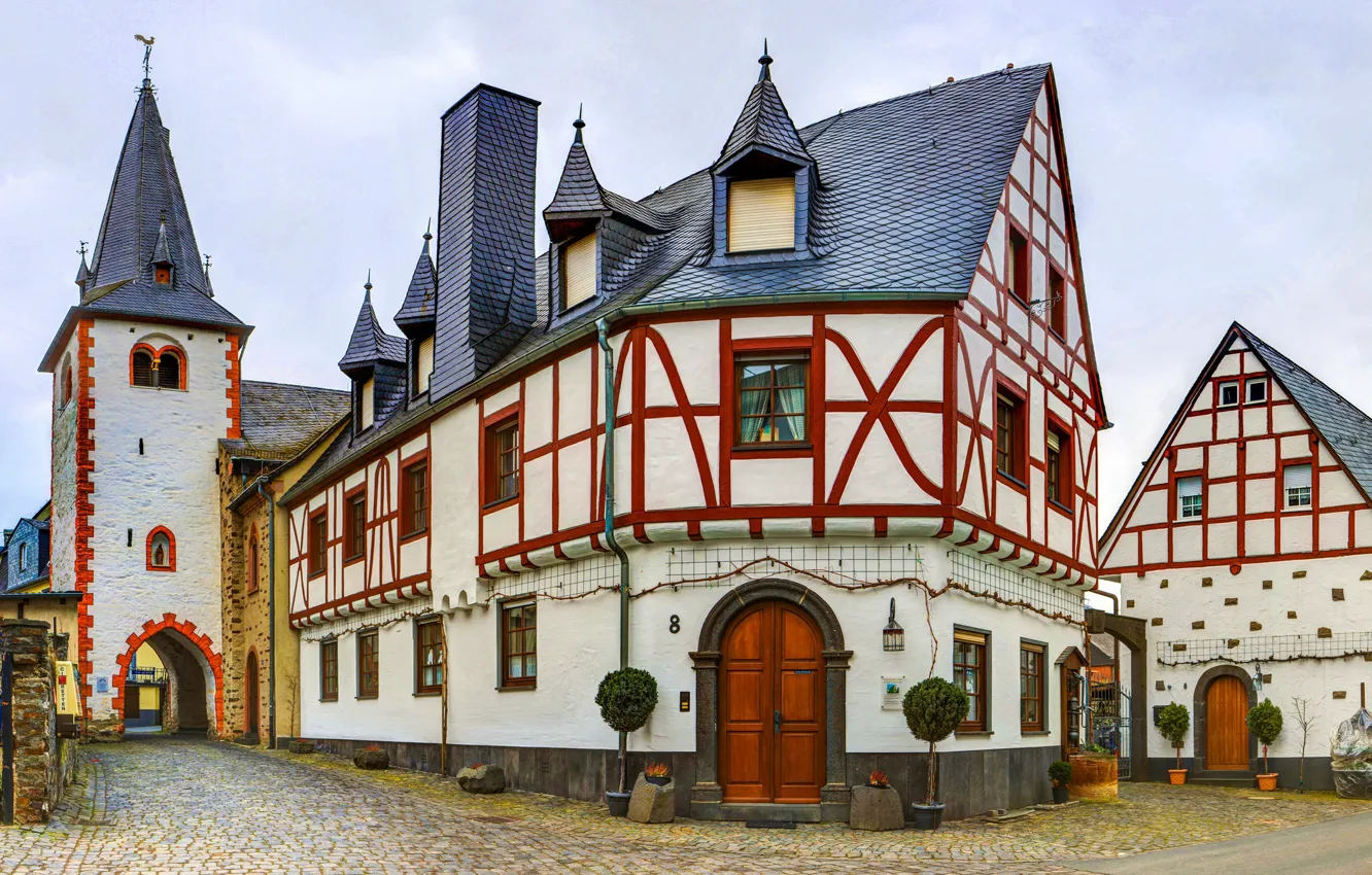 Photo wallpaper Germany, Church, Poltersdorf