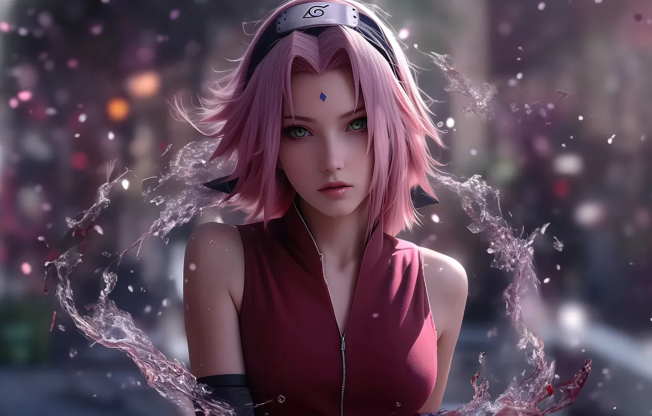 Photo wallpaper art, sakura, Haruno