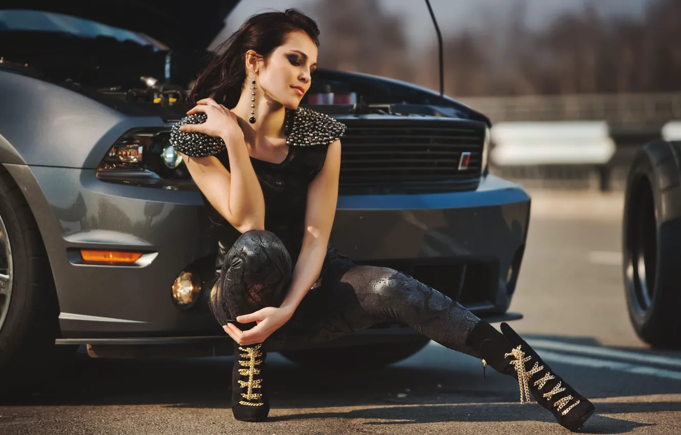 Photo wallpaper brunette, singer, Sati Kazanova