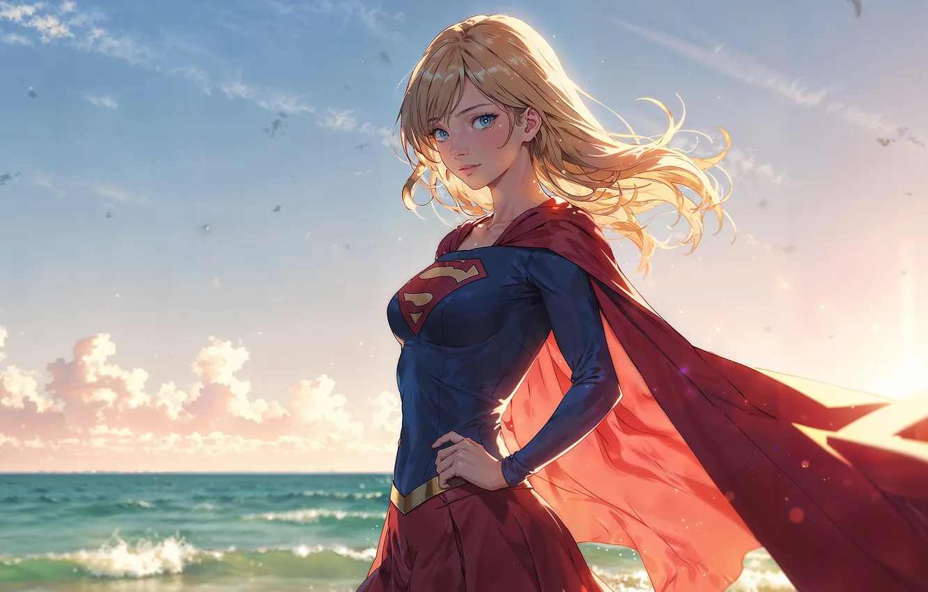Photo wallpaper legacy, Supergirl