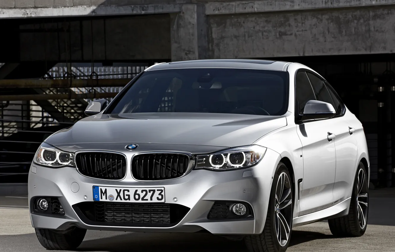 Photo wallpaper lights, BMW, car, 335i, the front, Gran Turismo, M Sports Package