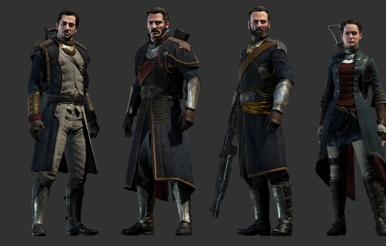 Photo wallpaper the game, Order, characters, PlayStation 4, The Order 1886, Ready at Dawn