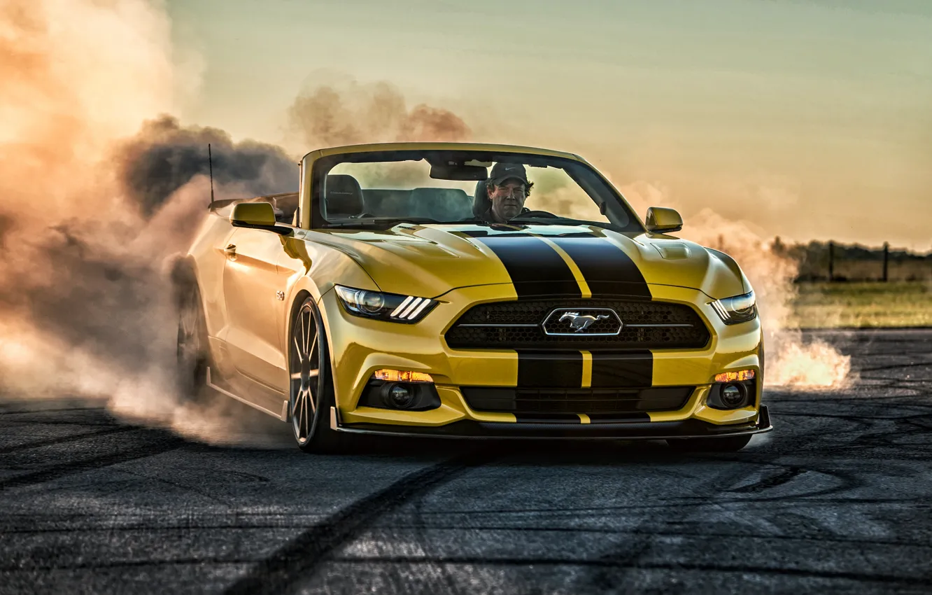 Photo wallpaper Mustang, Ford, Mustang, Ford, Hennessey