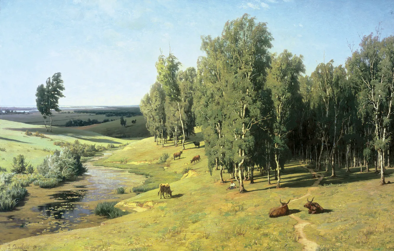 Photo wallpaper picture, Summer day, Orlovsky