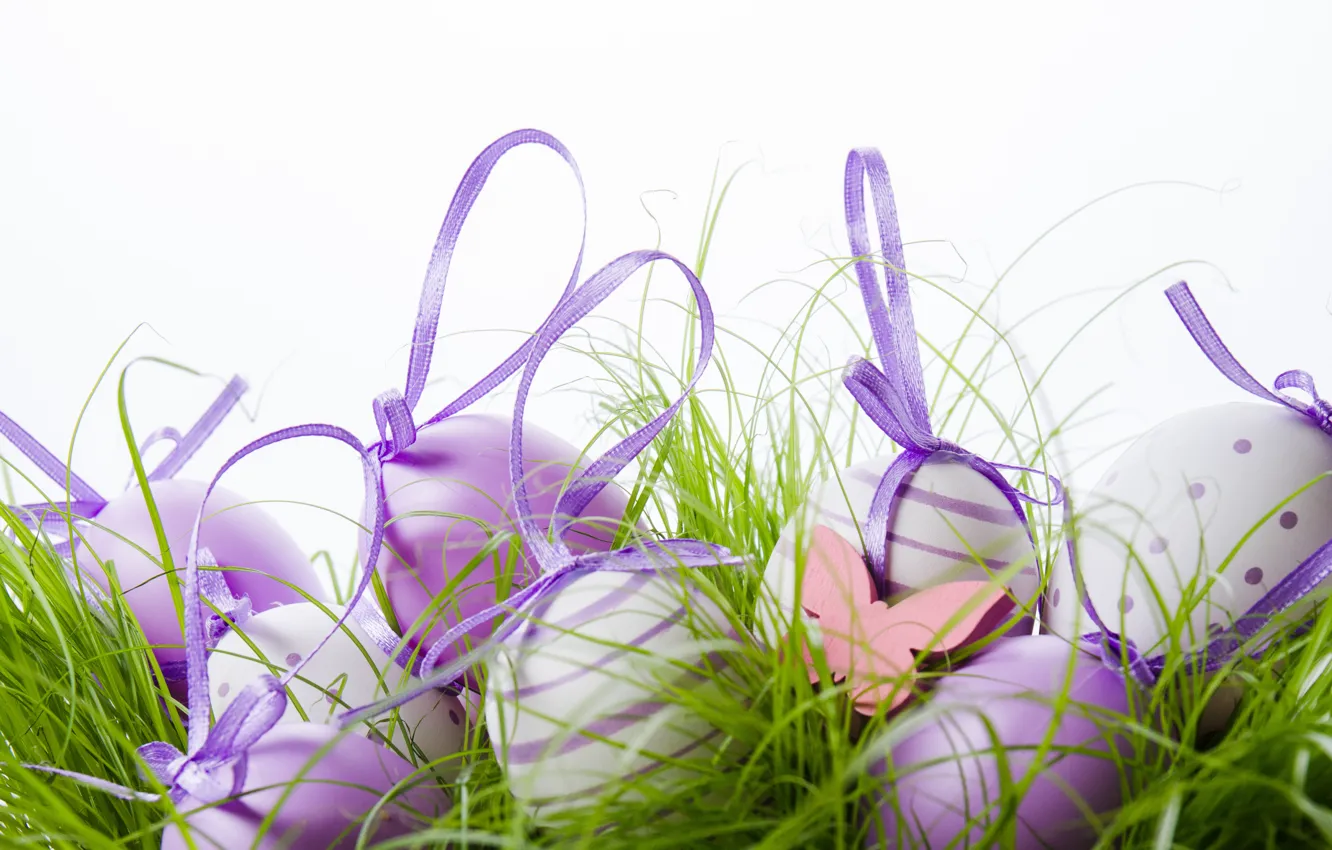 Photo wallpaper holiday, eggs, spring, Easter, weed