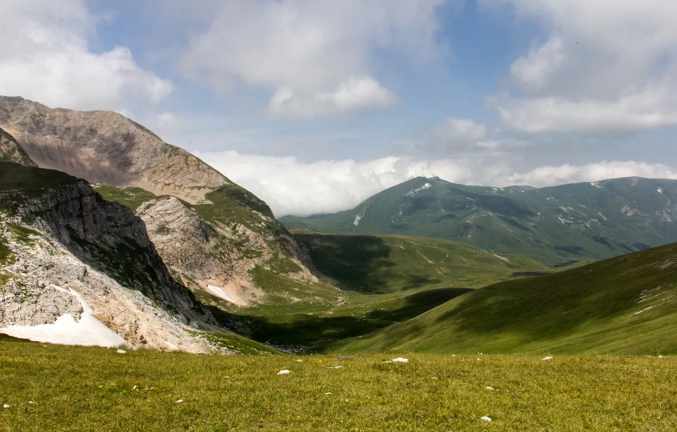 Photo wallpaper summer, mountains, Russia, Adygea