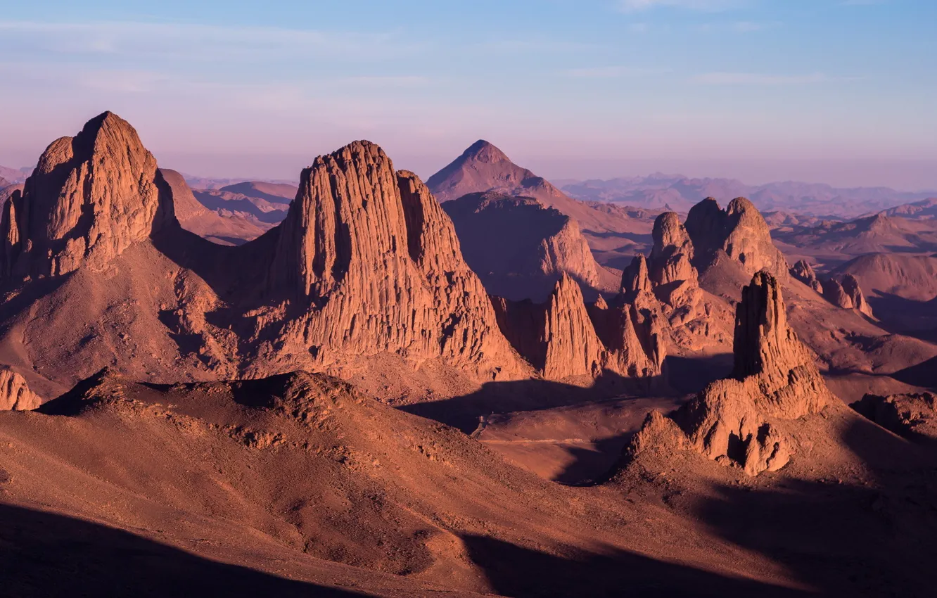 Photo wallpaper landscape, mountains, nature