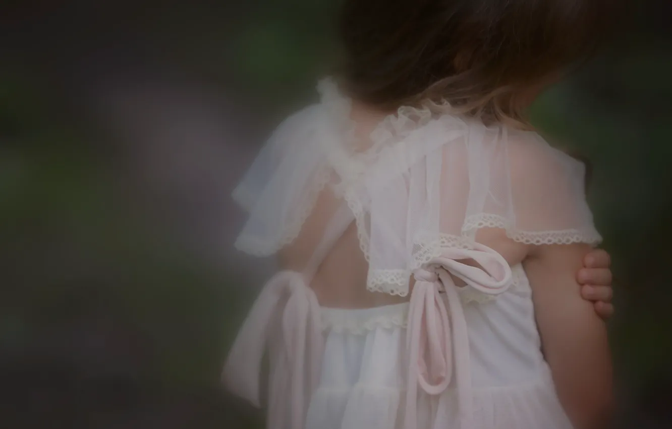 Photo wallpaper hair, girl, bokeh