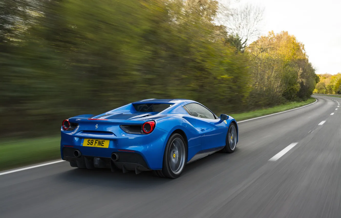 Photo wallpaper Ferrari, 488, Ferrari 488 Spider