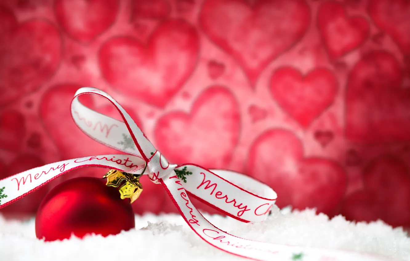 Photo wallpaper balls, decoration, holiday, new year, Christmas, Christmas, New Year