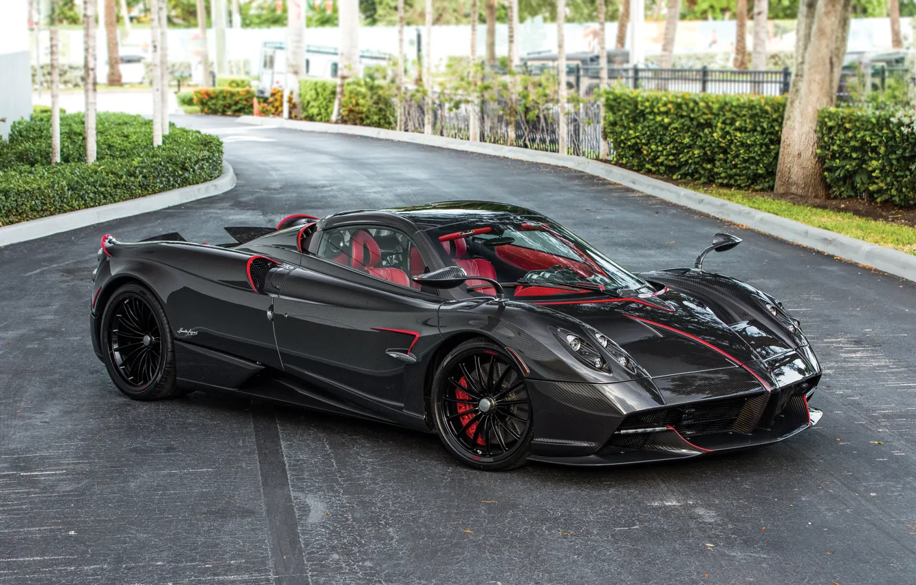 Photo wallpaper Roadster, supercar, Pagani, To huayr